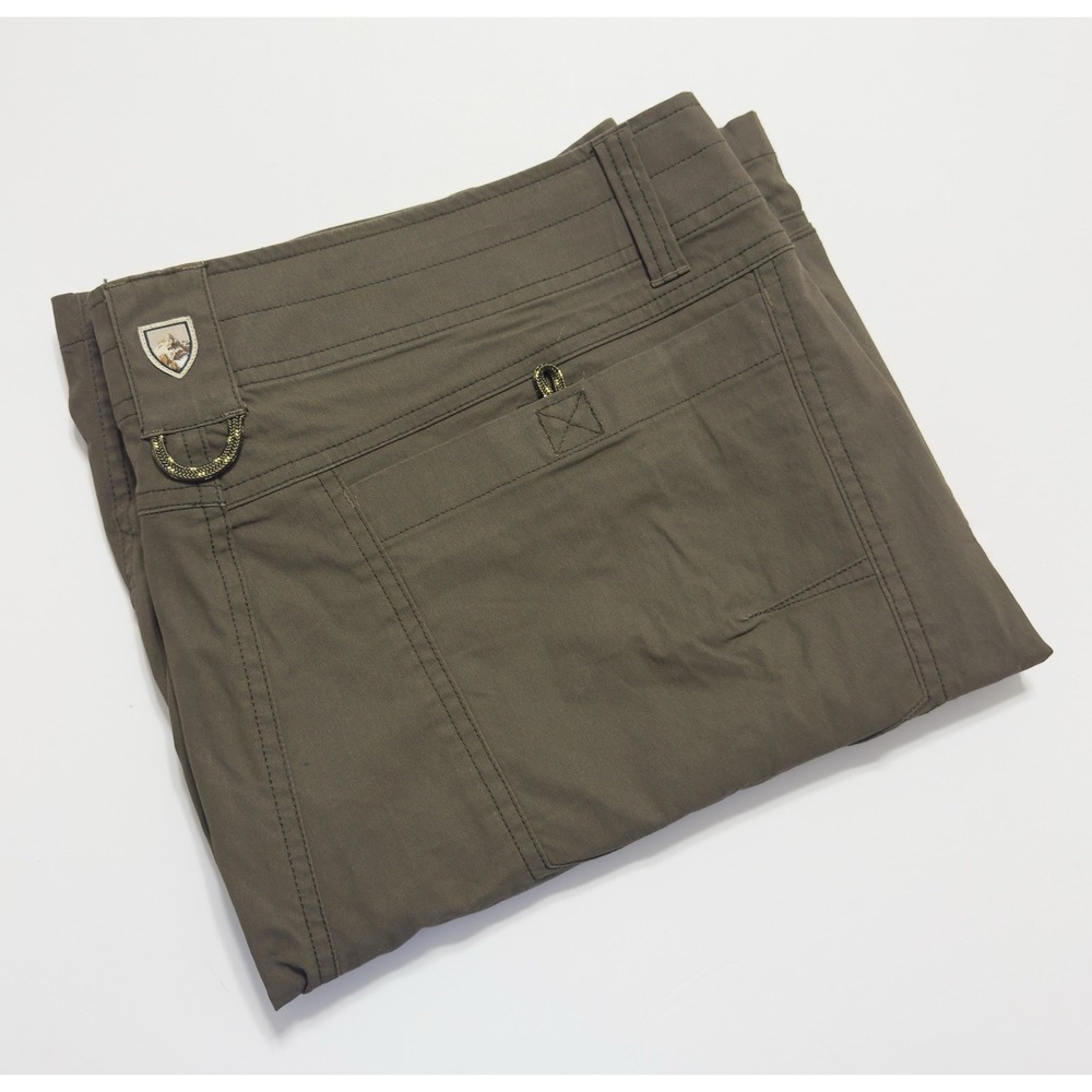 Kuhl Ramblr Shorts Mens 38 10" Brown Cargo Hiking Outdoor Trail Cotton Nylon